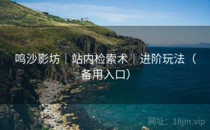 鸣沙影坊｜站内检索术｜进阶玩法（备用入口）