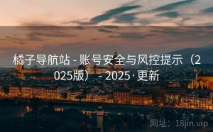 橘子导航站 - 账号安全与风控提示（2025版） - 2025·更新